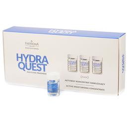Concentrat Hidratant Activ – Farmona Hydra Quest Active Moisturising Concentrate, 10 fiole x 5ml pentru ingrijirea fetei