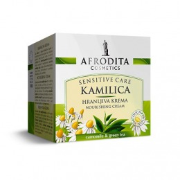 Cosmetica Afrodita – Crema Nutritiva Camomile Sensitive 50 ml pentru ingrijirea fetei