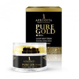 Cosmetica Afrodita – Crema de noapte LUXURY cu aur pur 50 ml pentru ingrijirea fetei