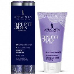 Cosmetica Afrodita - Masca 3D Anti-Age 3Peptides Cell-Active 150 ml pentru ingrijirea fetei
