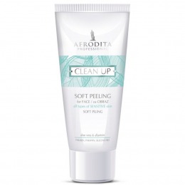 Cosmetica Afrodita – Peeling Facial Soft pentru toate tipurile de ten, inclusiv tenul sensibil 100 ml pentru ingrijirea fetei