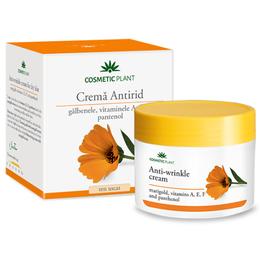 Crema Antirid cu Galbenele Cosmetic Plant, 50ml pentru ingrijirea fetei