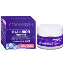 Crema Antirid de Noapte Hyaluron Anti-Age Gerocossen, 50 ml pentru ingrijirea fetei
