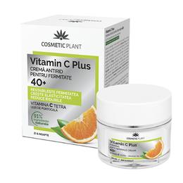 Crema Antirid pentru Fermitate 40+ Vitamin C Plus Cosmetic Plant, 50ml pentru ingrijirea fetei
