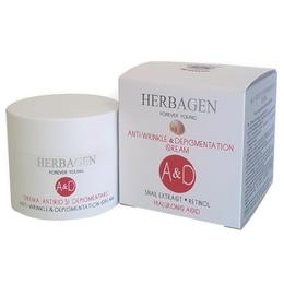 Crema Antirid si Depigmentare cu Extract din Melc, Retinol si Acid Hialuronic Herbagen, 50g pentru ingrijirea fetei