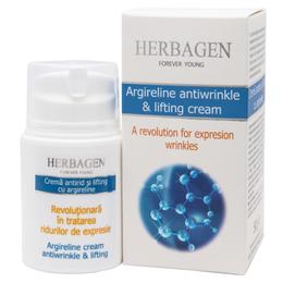 Crema Antirid si Lifting cu Argireline Herbagen, 50g pentru ingrijirea fetei