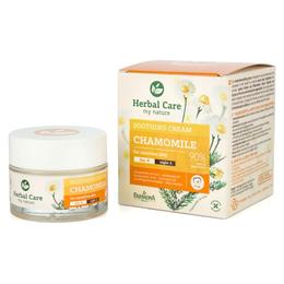 Crema Calmanta de Zi/Noapte cu Musetel – Farmona Herbal Care Chamomile Soothing Cream Day/Night, 50ml pentru ingrijirea fetei