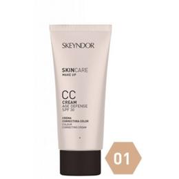 Crema Coloranta Antirid cu Protectie SPF 30 – Skeyndor Skin Care CC Cream Age Defence SPF 30, nuanta 01, 40ml cu Comanda Online