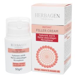 Crema Filler cu Sfere de Acid Hialuronic si Colagen Marin Herbagen, 50g pentru ingrijirea fetei