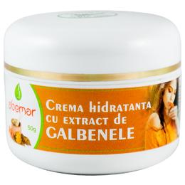 Crema Hidratanta cu Extract de Galbenele Abemar Med, 50g pentru ingrijirea fetei