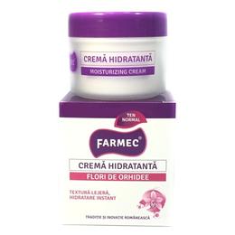 Crema Hidratanta cu Extract de Orhidee – Farmec Moisturizing Cream, 50ml pentru ingrijirea fetei