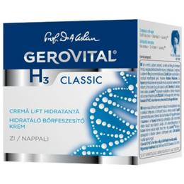 Crema Lift Hidratanta de Zi – Gerovital H3 Classic Moisturizing Lift Cream, 50ml pentru ingrijirea fetei