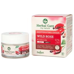 Crema Rejuvenanta de Zi/Noapte cu Trandafir Salbatic – Farmona Herbal Care Wild Rose Rejuvenating Cream Day/Night, 50ml pentru ingrijirea fetei