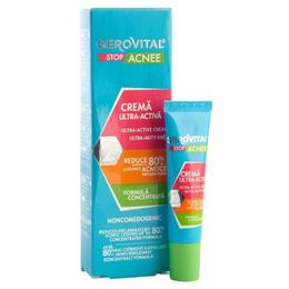 Crema Ultra-Activa – Gerovital Stop Acnee Ultra-Active Cream, 15ml pentru ingrijirea fetei