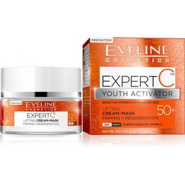 Crema antirid Eveline Cosmetics Expert C 50+ 50ml pentru ingrijirea fetei