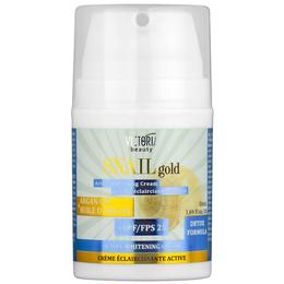 Crema cu Efect de Albire cu SPF25, Extract de Melc si Ulei de Argan Camco Snail Gold, 50ml pentru ingrijirea fetei