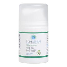 Crema de fata Bio hidratanta pentru ten acneic SkinGenius Soothing Moisturiser, 100% naturala, 50ml pentru ingrijirea fetei
