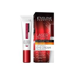 Crema de ochi, Eveline Cosmetics, Laser Precision Super Lifting, SPF 10, 15 ml pentru ingrijirea fetei