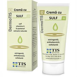 DermoTis Crema cu Sulf Tis Farmaceutic, 50 ml pentru ingrijirea fetei