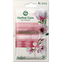 Exfoliant pentru Fata si Buze cu Floare de Migdal – Farmona Herbal Care Almond Flower Face & Lips Exfoliator, 2 x 5ml pentru ingrijirea fetei