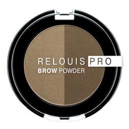 Fard pentru sprancene Relouis Pro Brown Powder, nuanta 01 cu comanda online