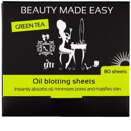 Foite Matifiante pentru Ten cu Ceai Verde Beauty Made Easy, 80 buc cu comanda online