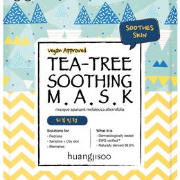 Masca Calmanta pentru Ten Sensibil cu Probleme cu Tea Tree Tip Servetel Huangjisoo, 1 buc pentru ingrijirea fetei