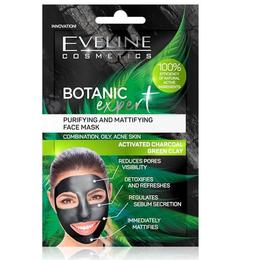 Masca de fata, Eveline Cosmetics, Botanic Expert Purifying & Mattifying, 10 ml pentru ingrijirea fetei
