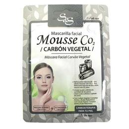 Masca de fata - Mousse CO2 cu Cărbune vegetal