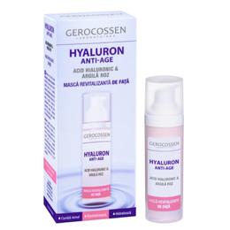 Masca de fata cu Acid Hialuronic si Argila Roz Hyaluron Anti-Age Gerocossen, 30 ml pentru ingrijirea fetei