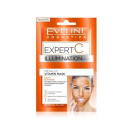 Masca de fata iluminatoare, Eveline Cosmetics, Expert C, 10 ml pentru ingrijirea fetei