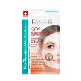Masca de fata termica purificatoare Eveline Cosmetics SOS 5 in 1 7 ml pentru ingrijirea fetei