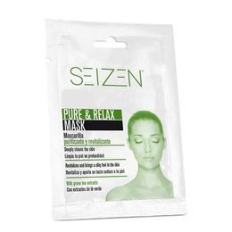 Mască purificatoare cu ceai verde Seizen 10ml pentru ingrijirea fetei