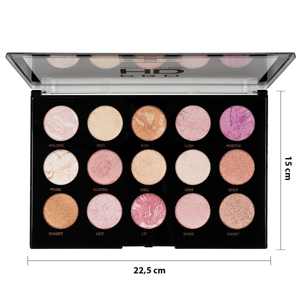 Paleta MakeUp Revolution HD Amplified Get Baked 15 culori cu comanda online
