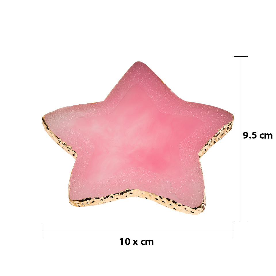 Paleta Mixare Fond de Ten si Adeziv Jad, Pink Star cu comanda online