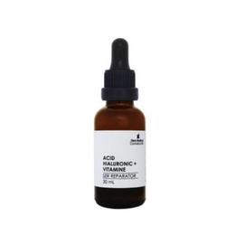 Ser reparator Acid Hialuronic + Vitamine, Hera Medical Cosmetice BIO, 30 ml pentru ingrijirea fetei