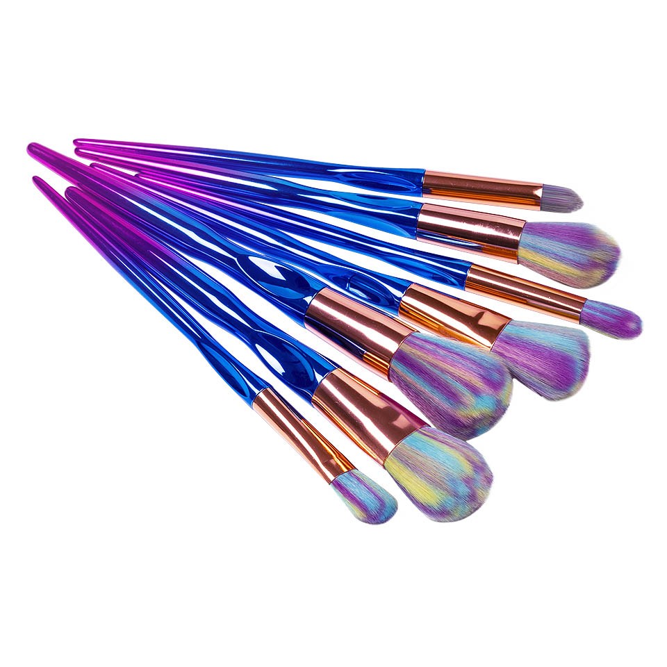 Set 7 pensule machiaj Mystic Unicorn Brushes Limited Edition cu comanda online