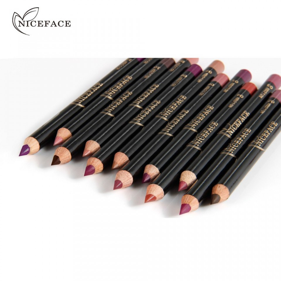 Set Creioane de Buze 12 Culori NiceFace - Smooth Creionette cu comanda online