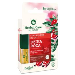 Superulei de Buze cu Trandafir Salbatic – Farmona Herbal Care Wild Rose Lip Superoil, 5ml pentru ingrijirea fetei