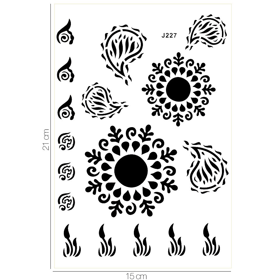 Tatuaj Temporar LUXORISE Henna Temptation Soul On Fire J227 cu comanda online
