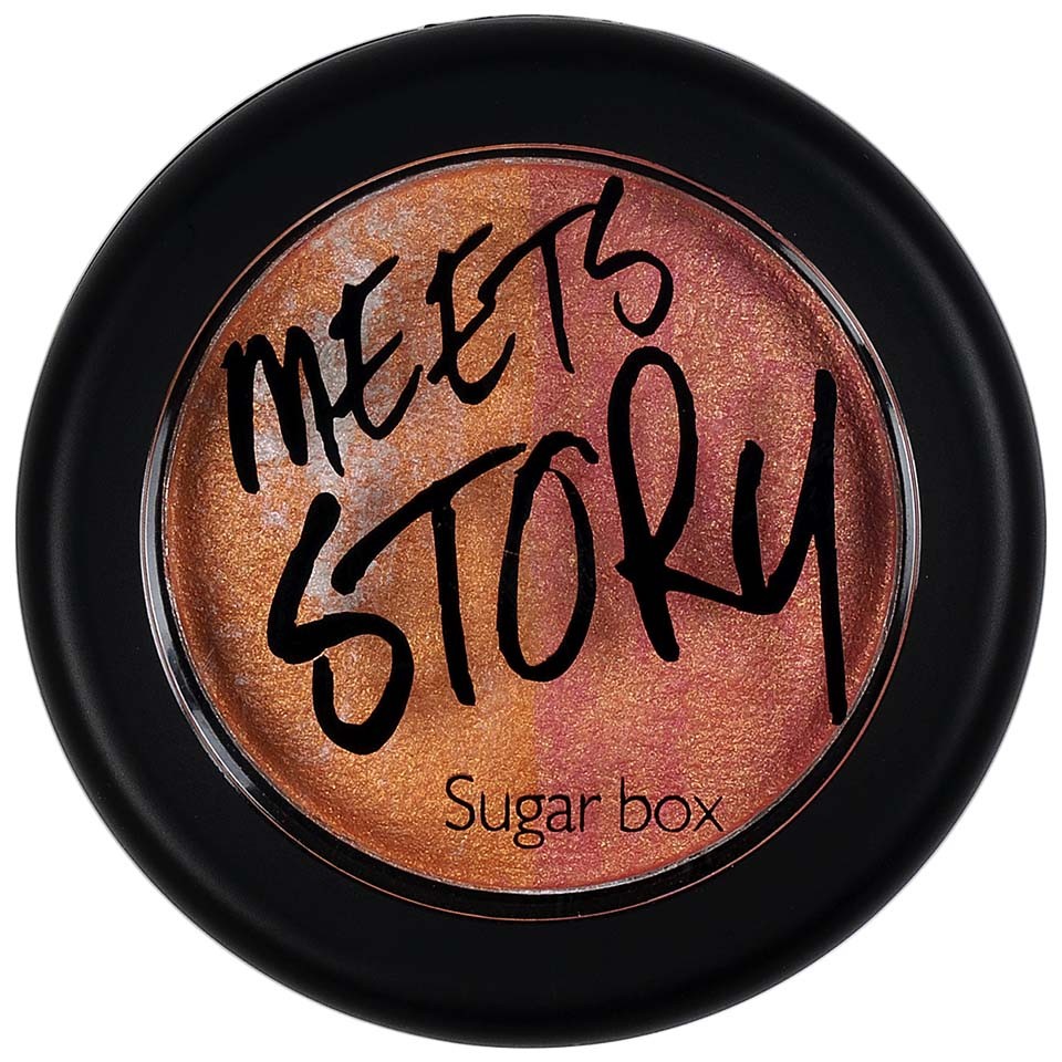 Trusa Blush cu oglinda si aplicator Meets Story Sugar Box #03 cu comanda online
