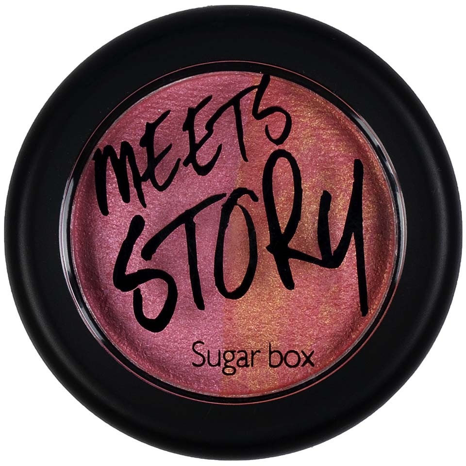 Trusa Blush cu oglinda si aplicator Meets Story Sugar Box #04 cu comanda online